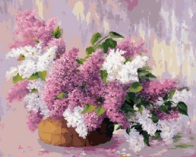 Картина по номерам Paintboy GX 7921 Букет сирени 40x50 см