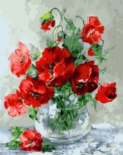 Картина по номерам Paintboy GX 27387 Красные маки 40x50 см