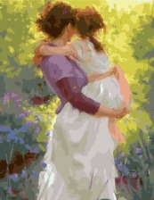 Картина по номерам Paintboy PK 35013 Мамины объятия 40x50 см