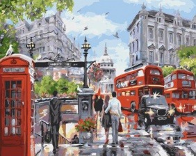 Картина по номерам Paintboy GX 32733 Лондонские будни 40x50 см