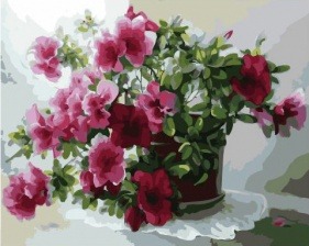Картина по номерам Paintboy GX 32594 Цветущая азалия 40x50 см
