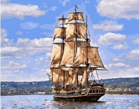 Картина по номерам Paintboy GX 26061 Морской пейзаж 40x50 см