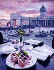 Картина по номерам Paintboy GX 31768 Ароматные вафли 40х50 см