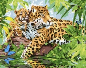Картина по номерам Paintboy GX 30489 Грозная парочка 40x50 см