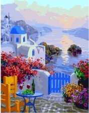 Картина по номерам Paintboy GX 33729 Греческая веранда 40x50 см