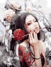 Картина по номерам Paintboy G 269 Гейша 40x50 см