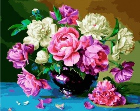 Картина по номерам Paintboy GX 23346 Величие пионов 40x50 см