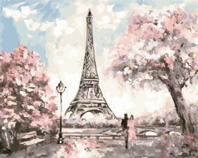Картина по номерам Paintboy GX 22046 Весенний Париж 40x50 см