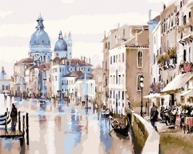 Картина по номерам Paintboy PK 19015 (GX 26927) Прогулка в Венеции 40x50 см