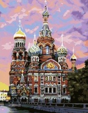 Картина по номерам Paintboy GX 32599 Храм Василия Блаженного 40x50 см
