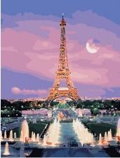 Картина по номерам Paintboy GX 29484 Парижский вечер 40x50 см