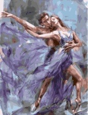 Картина по номерам Paintboy GX 34485 Парный балет 40x50 см