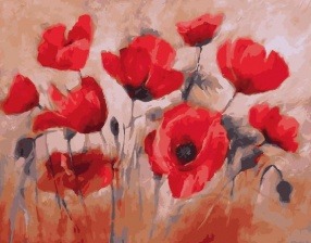 Картина по номерам Paintboy PK 22071 (GX 27624) Маки в поле 40x50 см