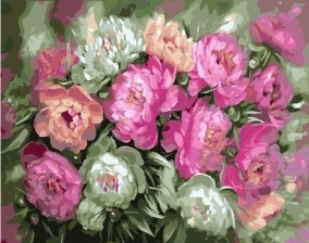 Картина по номерам Paintboy GX 26463 Утренние пионы 40x50 см