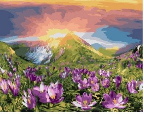 Картина по номерам Paintboy GX 25240 Весна в горах 40x50 см