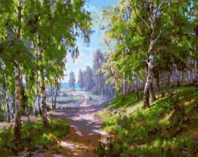 Картина по номерам Paintboy GX 32842 Летние березки 40x50 см
