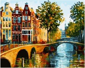 Картина по номерам Paintboy GX 27510 Осенний мостик 40х50 см