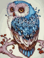 Картина по номерам Paintboy GX 21082 Нежная совушка 40x50 см