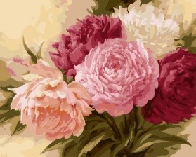 Картина по номерам Paintboy G 429 Пионы для неё 40x50 см