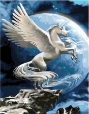 Картина по номерам Paintboy GX 34868 Крылатый единорог 40х50 см