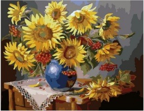 Картина по номерам Paintboy PK 79043 Подсолнухи (Воробьёва Ольга) 40х50 см