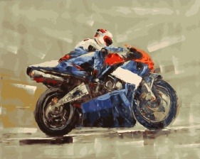 Картина по номерам Paintboy PK 45062 По мокрому асфальту 40х50 см