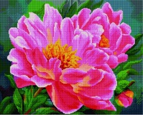 Алмазная мозаика GF 3568 Распустившийся цветок 40x50 см