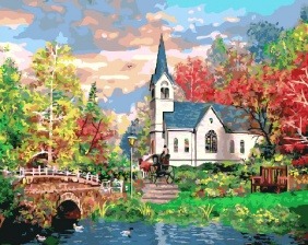 Картина по номерам Paintboy GX 31561 Старинный дом 40x50 см