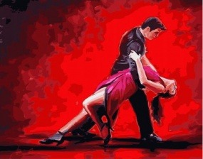 Картина по номерам Paintboy GX 31769 Жаркое танго любви 40x50 см