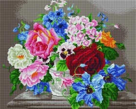 Алмазная мозаика APK 18037 Красивый букетик 40x50 см Эксклюзив