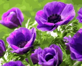 Картина по номерам Paintboy GX 27709 Цветы в лесу 40x50 см