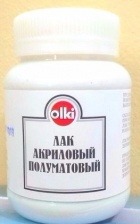 2766 Лак акриловый полуматовый 100 мл OLKI Новинка