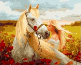 Картина по номерам Paintboy GX 34581 Светлые друзья 40x50 см