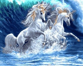 Картина по номерам Paintboy GX 29084 Сила единорога 40x50 см
