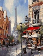 Картина по номерам Paintboy GX 31903 Парижские переулки 40x50 см