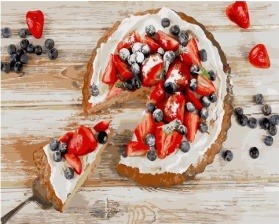 Картина по номерам Paintboy GX 30918 Фруктовый пирог 40х50 см