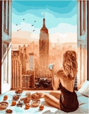 Картина по номерам Paintboy GX 34447 Сладкий завтрак 40x50 см