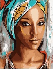Картина по номерам Paintboy GX 32183 Очаровательный взгляд 40x50 см