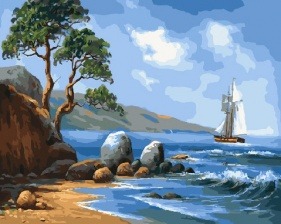 Картина по номерам Paintboy GX 32838 Неизведанный берег 40x50 см