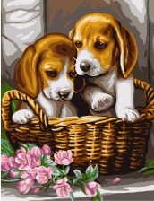 Картина по номерам Paintboy GX 29695 Сладкая парочка 40x50 см