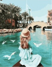 Картина по номерам Paintboy GX 34184 Девушка и чайки 40x50 см