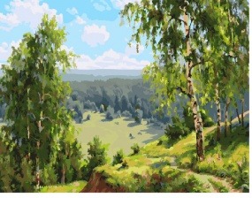 Картина по номерам Paintboy GX 24521 Родные просторы 40x50 см