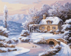 Картина по номерам Paintboy GX 4805 Пушистая зима 40x50 см