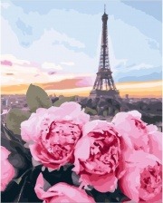 Картина по номерам Paintboy PK 26057 (GX 28562) Цветы в Париже 40x50 см