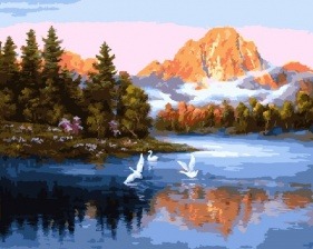 Картина по номерам Paintboy GX 5061 Таинственное утро 40x50 см