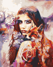 Картина по номерам Paintboy GX 4976 Кицуне 40x50 см
