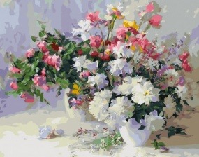Картина по номерам Paintboy GX 32019 Букет весенней нежности 40х50 см