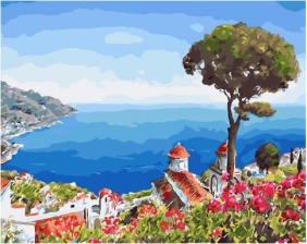 Картина по номерам Paintboy PK 45010 Теплое южное море 40х50 см
