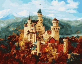 Картина по номерам Paintboy GX 26584 Замок Нойшванштайн 40x50 см