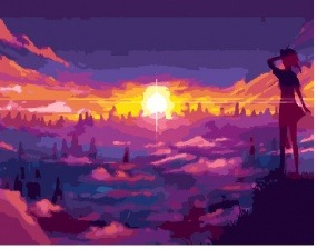 Картина по номерам Paintboy PK 30081 Встреча нового дня 40x50 см